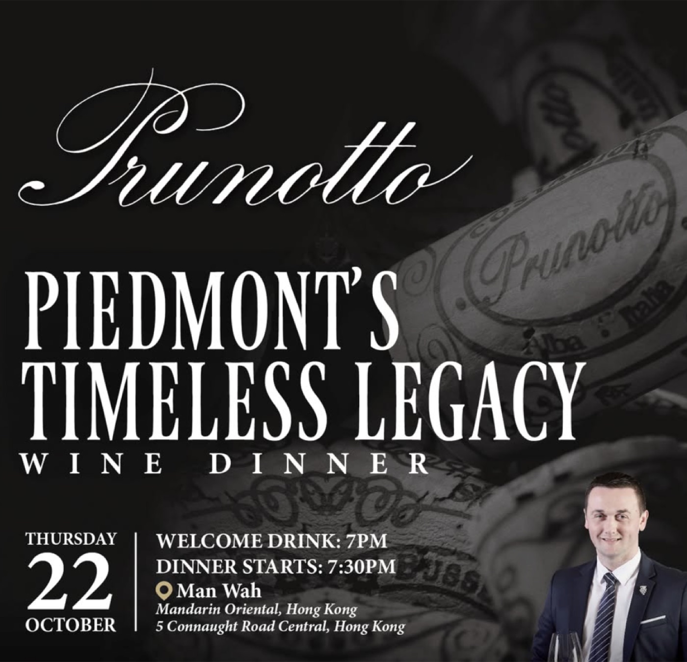 Piedmont’s Timeless Legacy: A Prunotto Wine Dinner at Man Wah