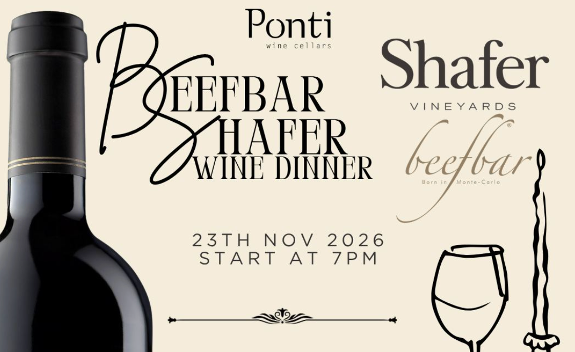 Exploring Shafer: A Napa Valley Wine Experience at Beefbar